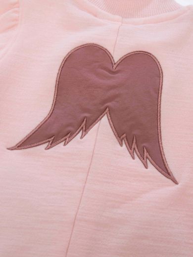 Bilde av WoolLand Bergen overall baby OldPink